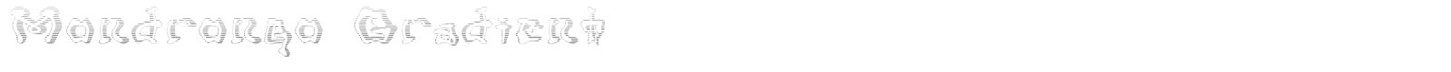 Mondrongo Gradient font preview